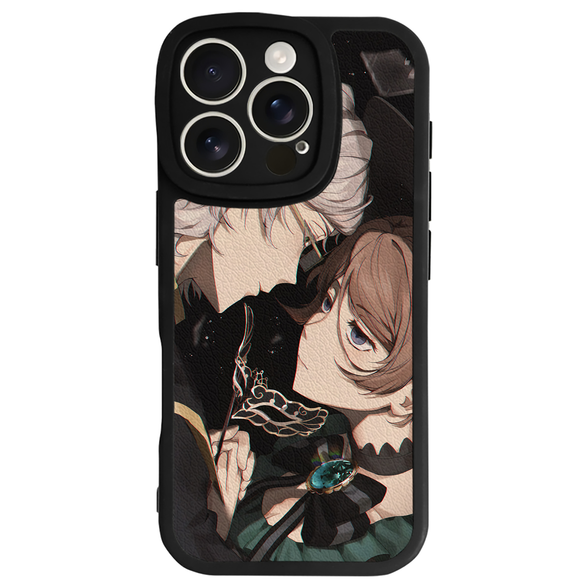 （画像用） 文豪ストレイドッグス Bungo Stray Dogs 【iPhone 16シリーズ対応】シリコンスマホケース（レザー調） 材質：シリコン